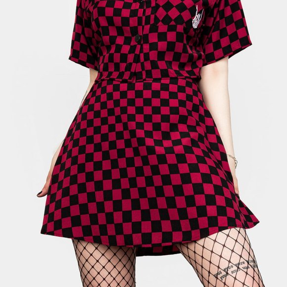 DISTURBIA Arcade Mini Skater Skirt US4 - Picture 1 of 1